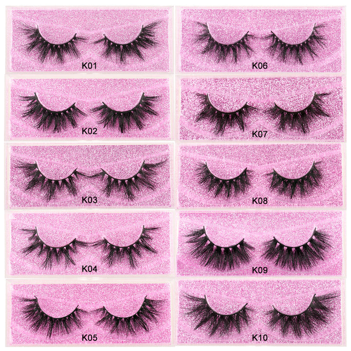 👁️✨ Imitation Eyelashes – Thick Volume Faux Mink False Lashes