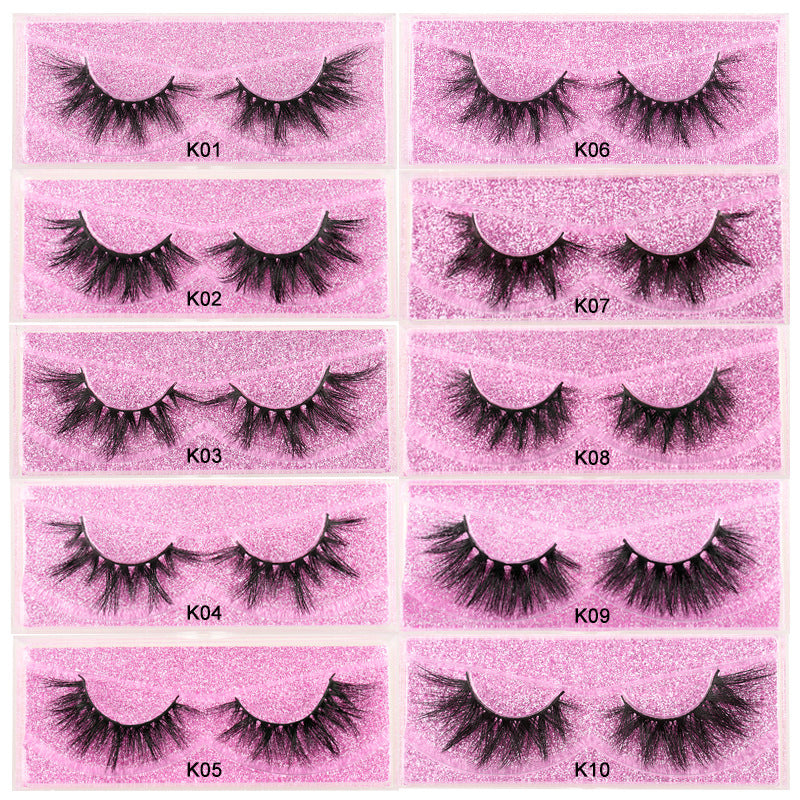 👁️✨ Imitation Eyelashes – Thick Volume Faux Mink False Lashes