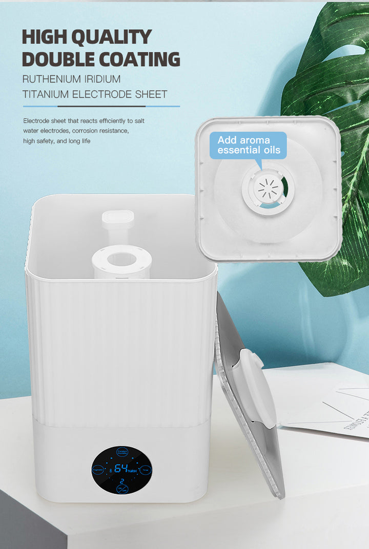 💧🏠 Large Capacity Smart Humidifier | 5.5L Ultrasonic Air Purification & Aromatherapy Unit