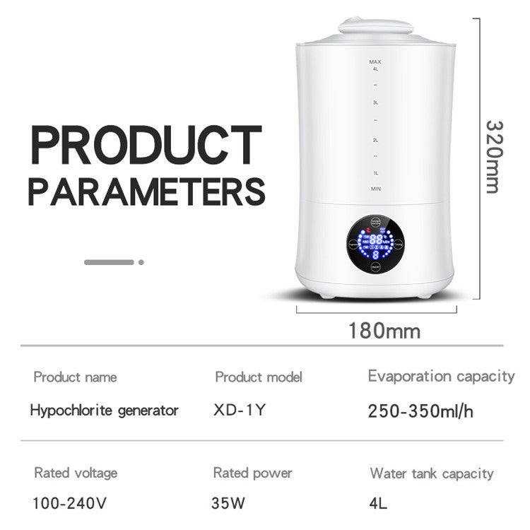 🌫️💧 Household Sterilization Humidifier | Disinfection & Air Purification Desktop Unit 🌿✨