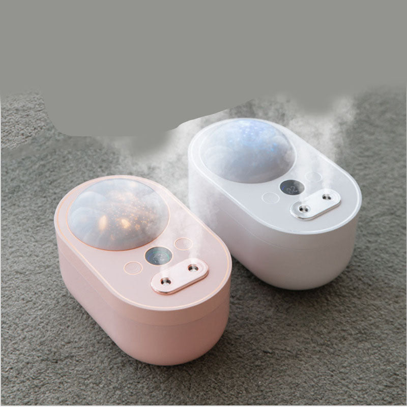 🌌💧 USB Star Projection Humidifier | Double Mist Mini Air Purifier ✨