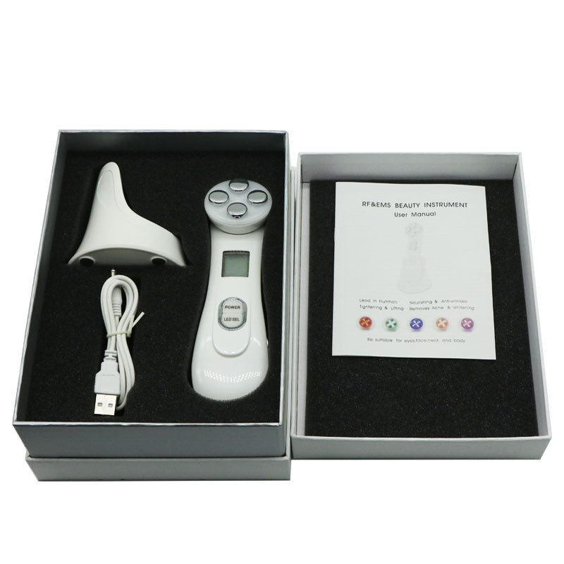 🌈✨ Facial LED Color Light Beauty Instrument | Multi-Function Skin Care Device