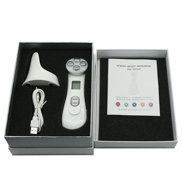 🌈✨ Facial LED Color Light Beauty Instrument | Multi-Function Skin Care Device