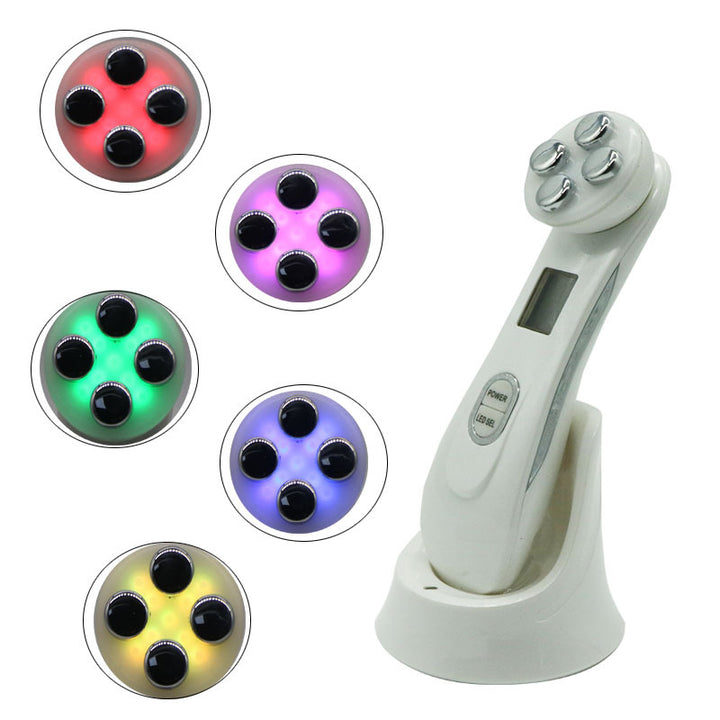 🌈✨ Facial LED Color Light Beauty Instrument | Multi-Function Skin Care Device