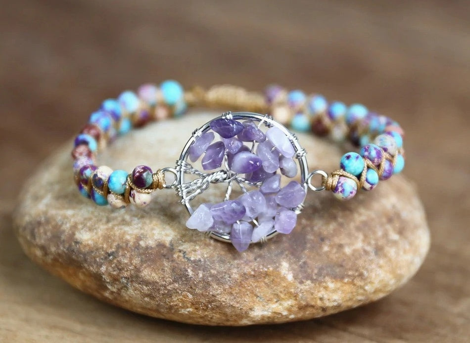 Single Ring Beaded Adjustable Bracelet – National Style Couple Design