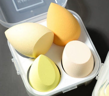 🥚💄 8 Pack Powder Sponge Makeup Egg Set – Soft Beauty Blender (Wet & Dry Use with Storage Box)