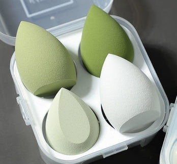 🥚💄 8 Pack Powder Sponge Makeup Egg Set – Soft Beauty Blender (Wet & Dry Use with Storage Box)