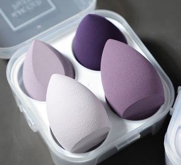 🥚💄 8 Pack Powder Sponge Makeup Egg Set – Soft Beauty Blender (Wet & Dry Use with Storage Box)