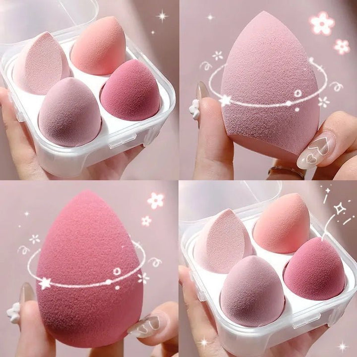 🥚💄 8 Pack Powder Sponge Makeup Egg Set – Soft Beauty Blender (Wet & Dry Use with Storage Box)