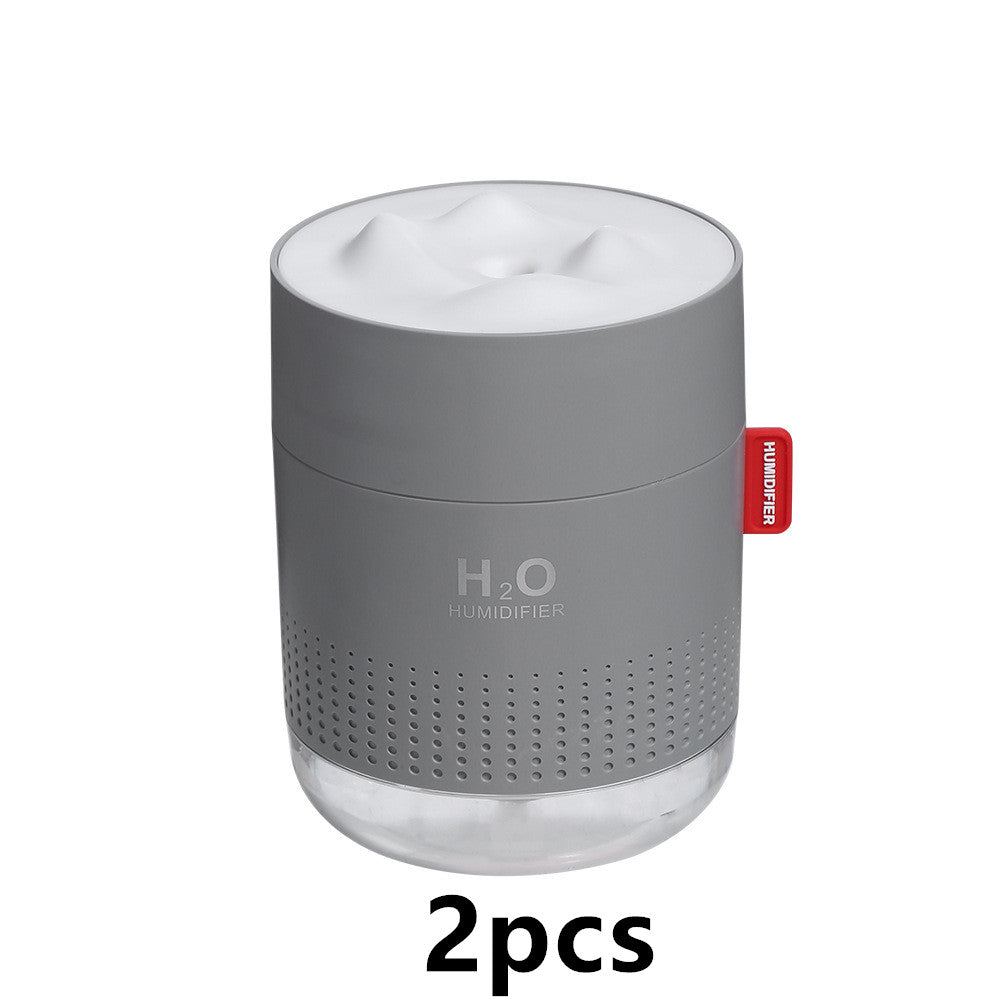 🌙💧 Creative USB Charging Desktop Night Light Humidifier ✨🏔️