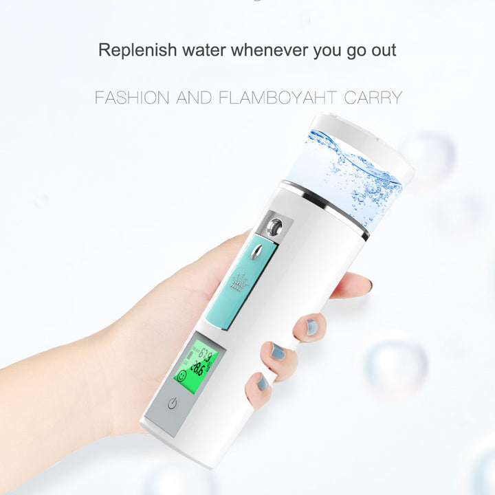 💧✨ Portable Handheld Humidifying & Steaming Face Device | Nano Mist Beauty Sprayer