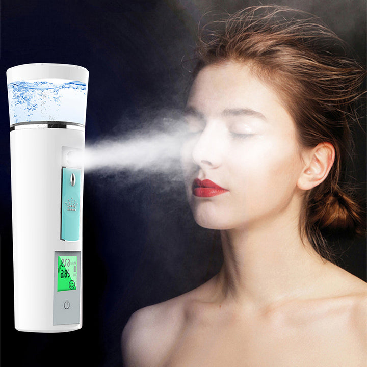 💧✨ Portable Handheld Humidifying & Steaming Face Device | Nano Mist Beauty Sprayer
