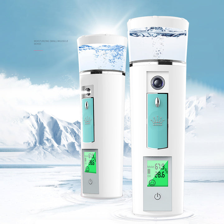 💧✨ Portable Handheld Humidifying & Steaming Face Device | Nano Mist Beauty Sprayer
