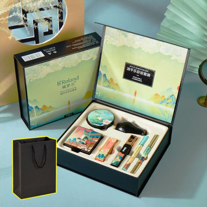 🎁 Lover’s Birthday Gift Makeup Set – Qingpingle 7/9-Piece Beauty Kit with Optional Gift Bag 💄✨