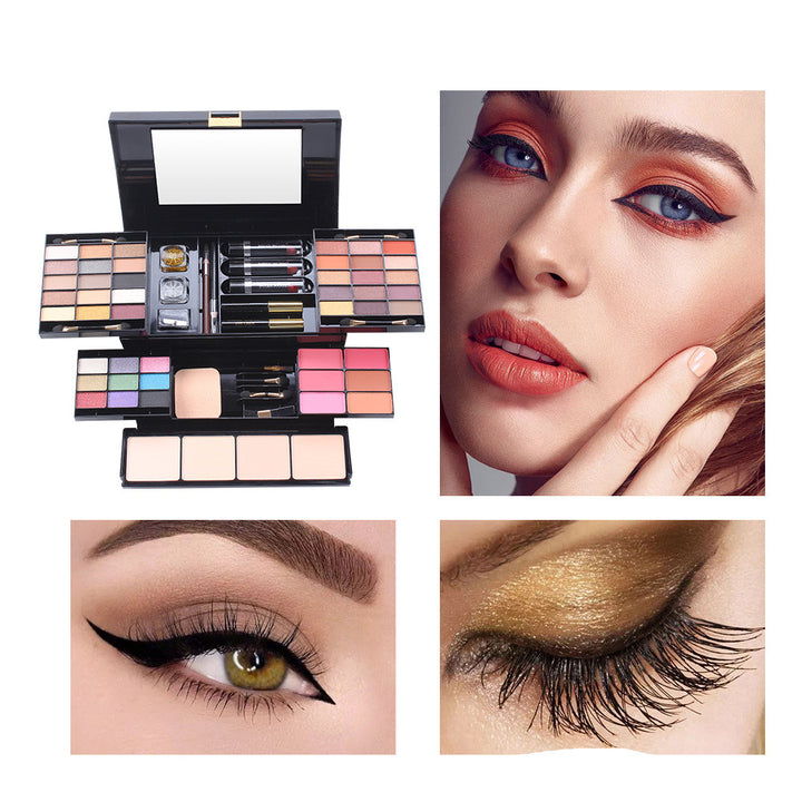✨ Matte Eyeshadow Palette Box – Multi-Function Makeup Tray Cosmetic Case ✨