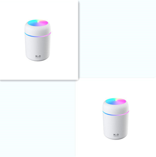 🚗💧 Car Air Purifying Humidifier | USB Mist Aroma Diffuser with Colorful Lights 🌈✨