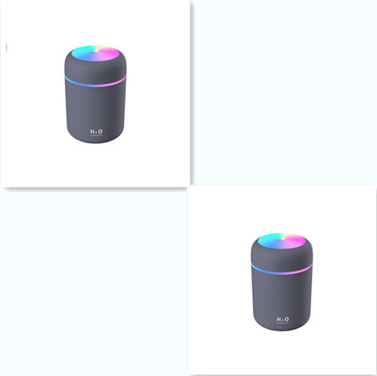 🚗💧 Car Air Purifying Humidifier | USB Mist Aroma Diffuser with Colorful Lights 🌈✨