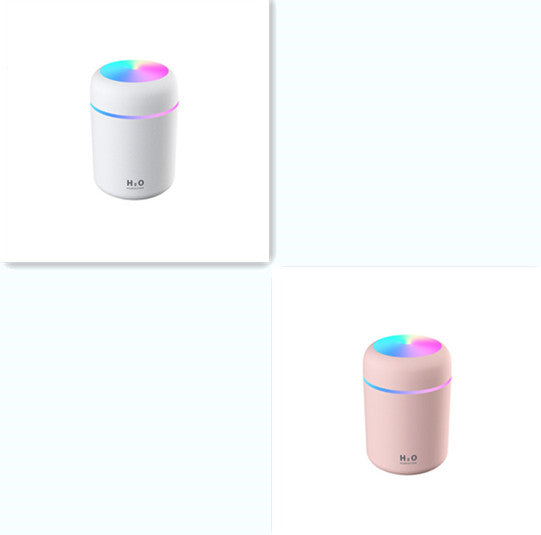 🚗💧 Car Air Purifying Humidifier | USB Mist Aroma Diffuser with Colorful Lights 🌈✨
