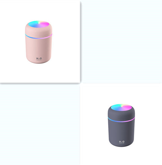 🚗💧 Car Air Purifying Humidifier | USB Mist Aroma Diffuser with Colorful Lights 🌈✨
