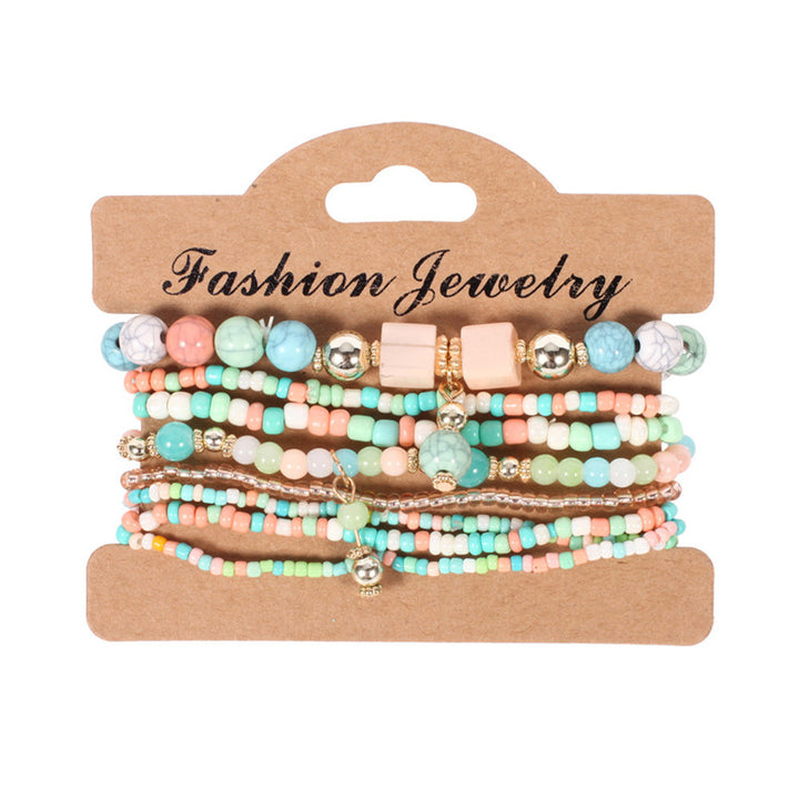 Tassel Culture Calm Bracelet Set – Vintage Pearl Style