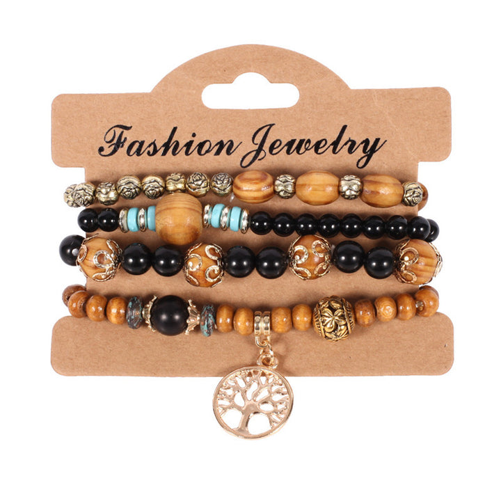 Tassel Culture Calm Bracelet Set – Vintage Pearl Style