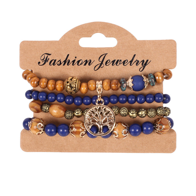 Tassel Culture Calm Bracelet Set – Vintage Pearl Style