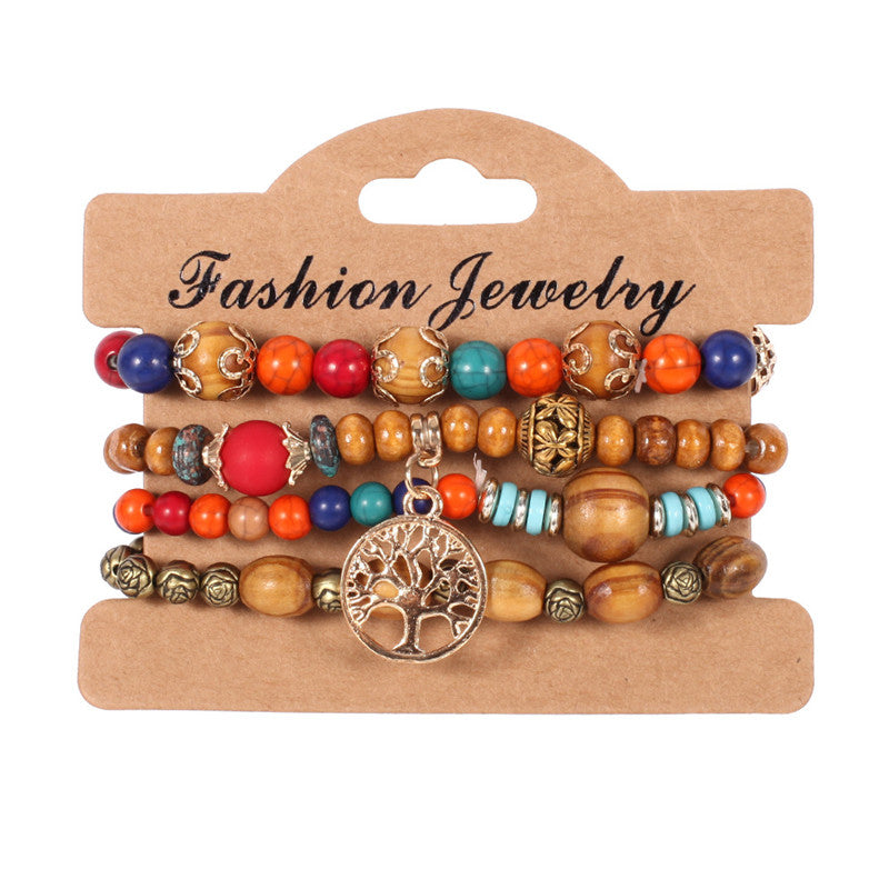 Tassel Culture Calm Bracelet Set – Vintage Pearl Style