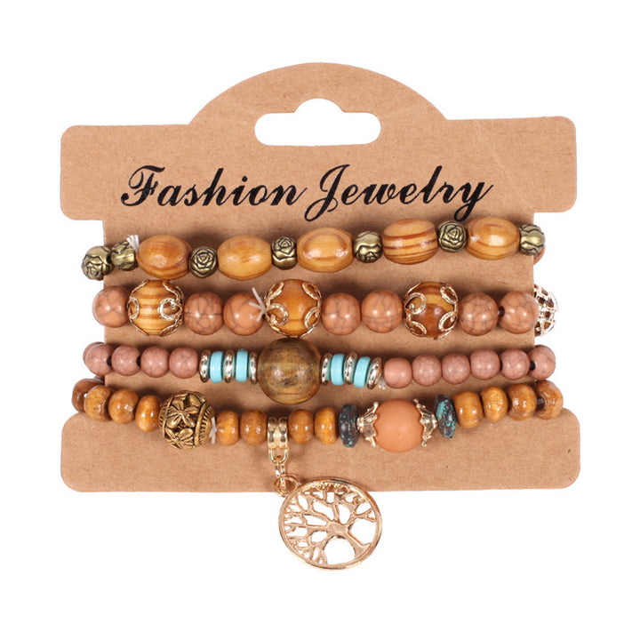 Tassel Culture Calm Bracelet Set – Vintage Pearl Style