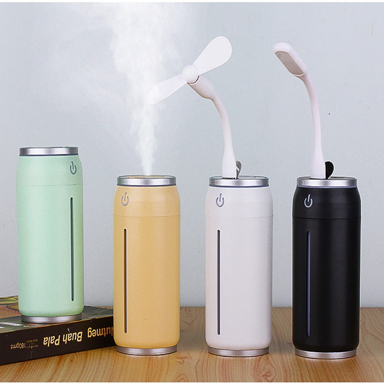 💧🌌 Northern Lights Humidifier | Can-Shaped USB Mini Air Humidifier