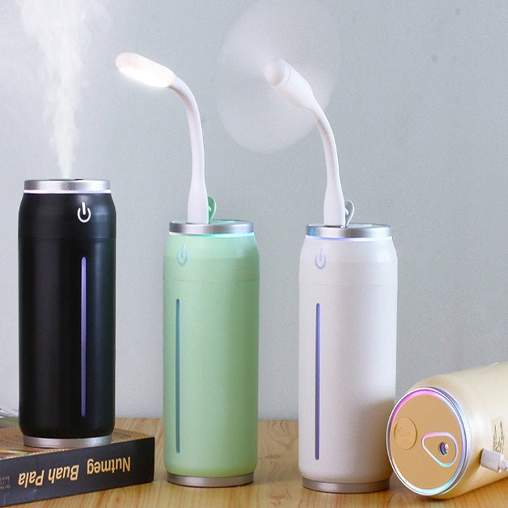 💧🌌 Northern Lights Humidifier | Can-Shaped USB Mini Air Humidifier