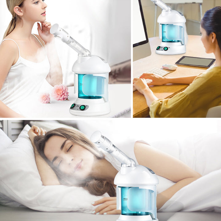💆‍♀️🌫️ Portable Ozone Facial Steamer | Deep Hydration & Spa Therapy Device