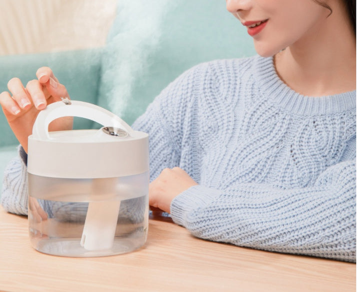 💧🌍 Cross-Border Portable 1L Desktop Humidifier | Home & Office Large-Capacity Atomizer