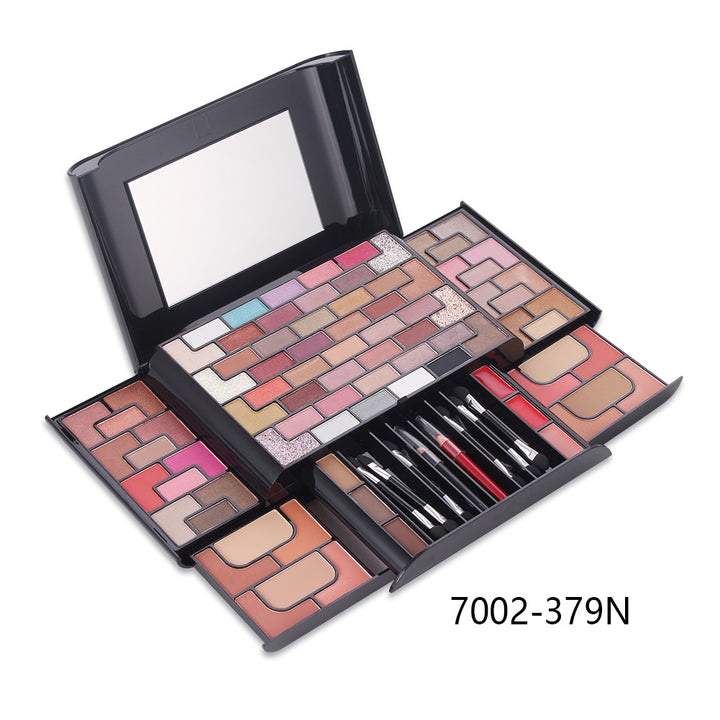 💄 68-Color Eyeshadow + Blush, Powder & Lipstick Makeup Set – Full Face All-in-One Palette ✨