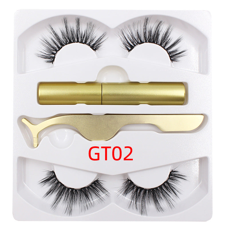 🧲👁️ Magnetic Liquid Eyeliner & Magnetic False Eyelashes Set – Waterproof Reusable Lash Kit with Tweezer