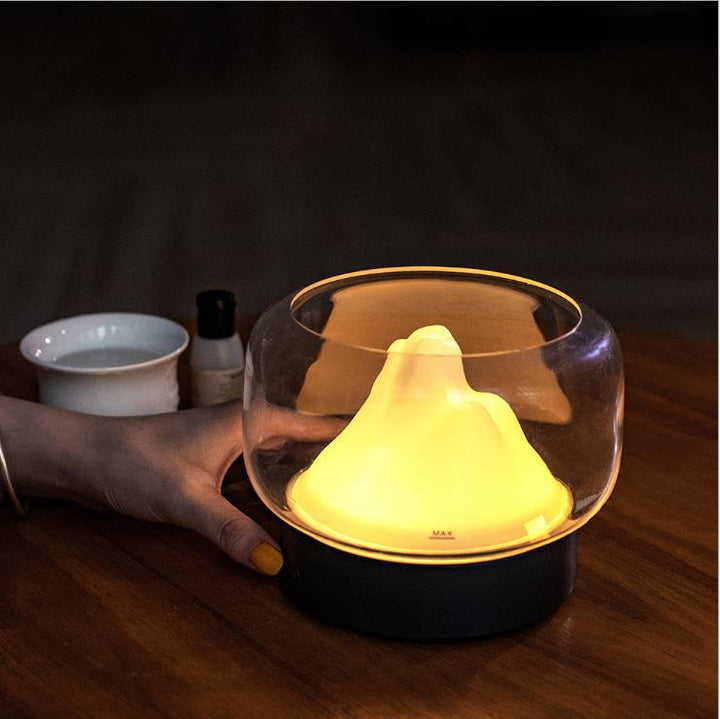🏔️💧 Mountain View Aromatherapy Humidifier | Nano Mist Diffuser 🌿✨