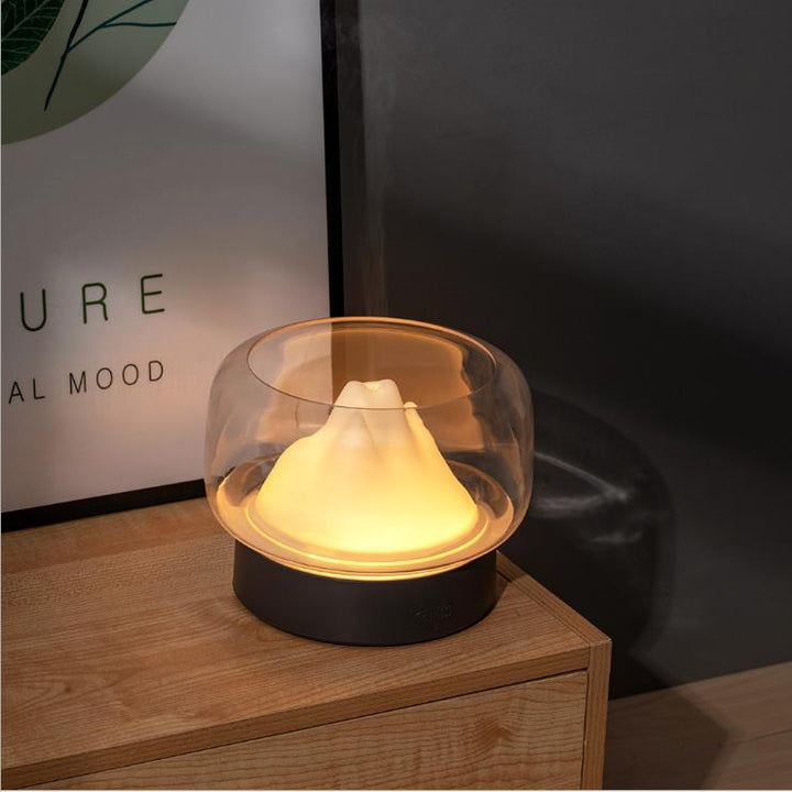 🏔️💧 Mountain View Aromatherapy Humidifier | Nano Mist Diffuser 🌿✨