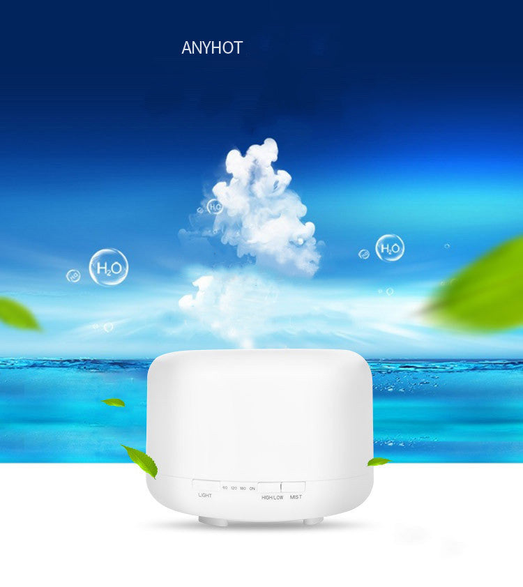 🌿💧 500ml Aroma Diffuser Lamp | Essential Oil Humidifier with Remote Control ✨