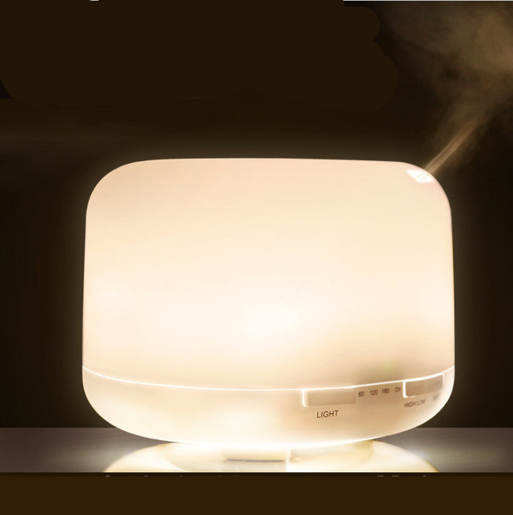 🌿💧 500ml Aroma Diffuser Lamp | Essential Oil Humidifier with Remote Control ✨