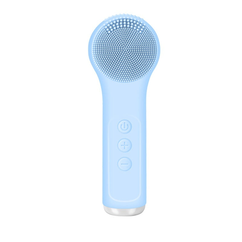 💖✨ Silicone Facial Cleansing Device | Ultrasonic Deep Pore Electric Face Brush