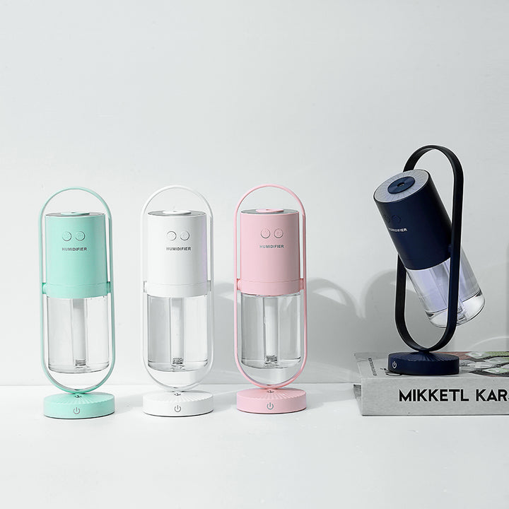 🌌💧 Mini USB Desktop Humidifier | Starry Projection Air Mist 🌿✨