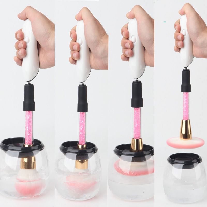 ✨ Makeup Brush Cleaner & Dryer — 360° Deep Clean Machine 💄🧼⚡