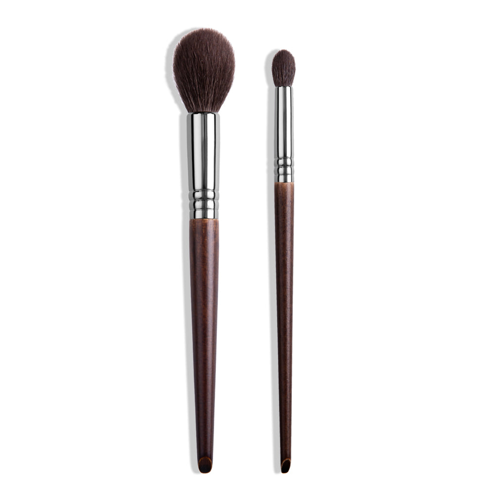 ✨ Makeup Brush Set — Animal Hair Eyeshadow, Base & Blending Brushes 💄