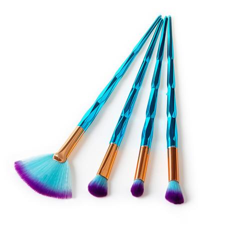 ✨ Diamond Makeup Brush Set — 4/7/10 Piece Beauty Tools 💎💄