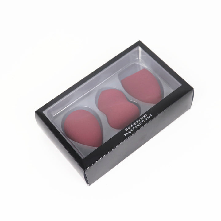 🥚💄 3 Pack Beauty Egg Set – Wet & Dry Makeup Sponge with Cylinder Holder