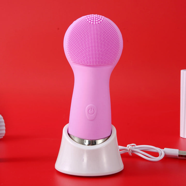 💖⚡ Wireless Rechargeable Cleansing Instrument | Electric Ultrasonic Facial Cleansing Brush