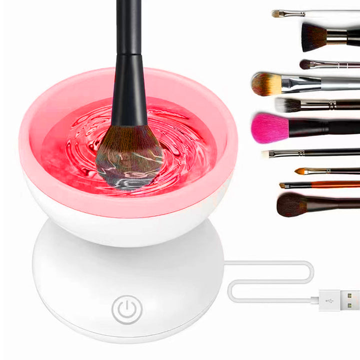 ✨ Portable USB Makeup Brush Cleaner — Automatic Washing Tool 💄🧼⚡