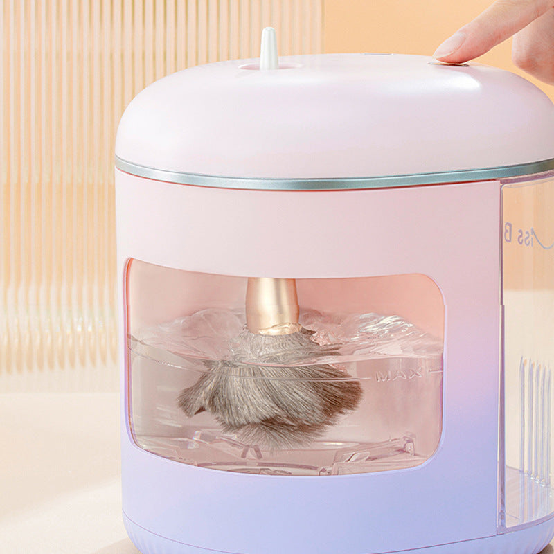 ✨ Automatic Makeup Brush Cleaner — Electric Shake, Dry & Disinfection Tool 💄🧼⚡