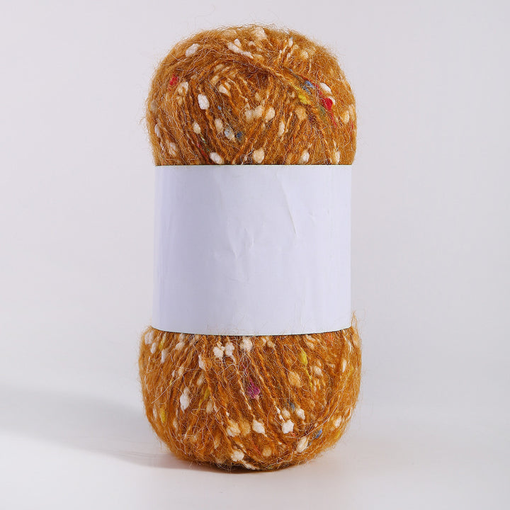 Colored Mohair Knitting Yarn – Soft Hand Woven Mohair Thread for Sweaters, Scarves & DIY Crafts