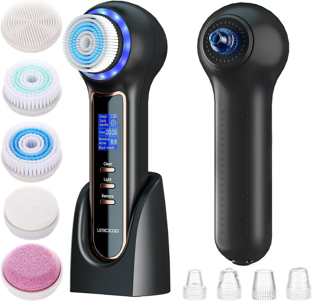 🧼🖤 Multifunctional Face Cleaning Brush | Electric Blackhead Remover & Pore Cleansing Machine