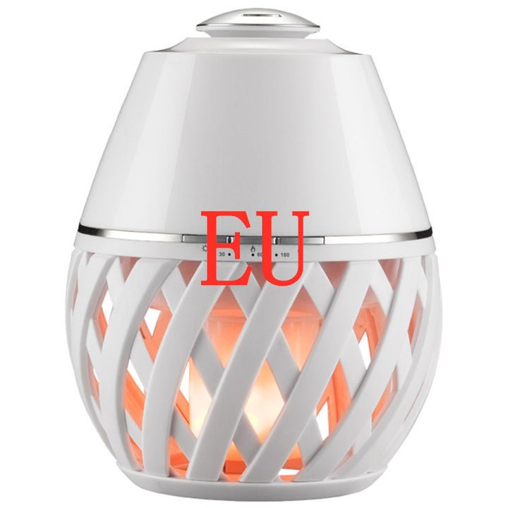 🔥💧 Incense Flame Humidifier | 7-Color Ultrasonic Aroma Diffuser 🌈✨